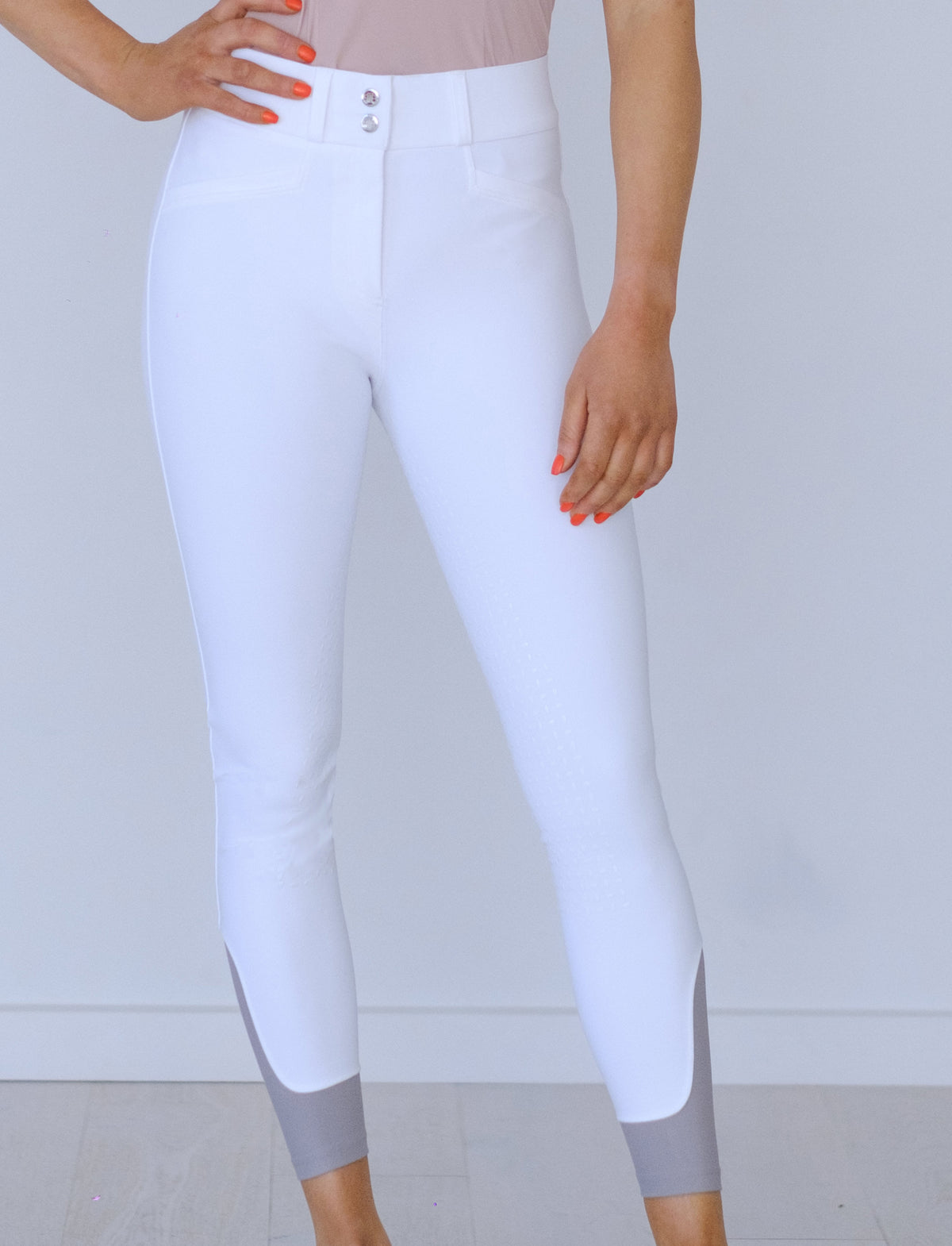 Young Rider Breeches-White